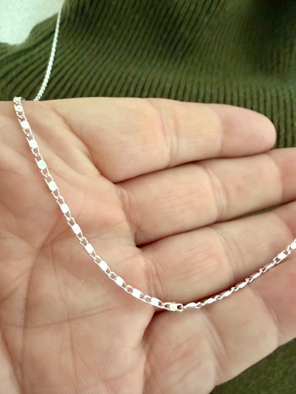 💖Sparrow Pink Quartz -Kunzite 925 Silver Necklace Stamped - Picture 6 of 7